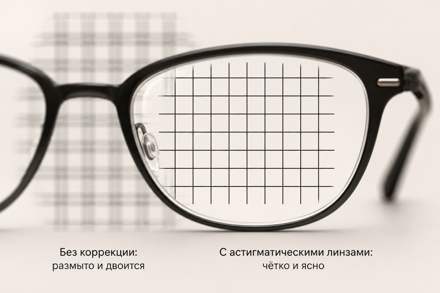 Астигматические линзы: чёткое изображение вместо размытого и двоящегося
